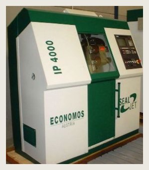 CNC stroj Seal Jet IP 4000 od firmy ECONOMOS na výrobu těsnění